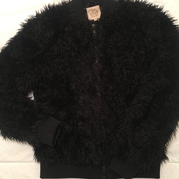 Chaser FAUX LAMBY BOMBER JACKET -NEW! - Picture 5 of 5